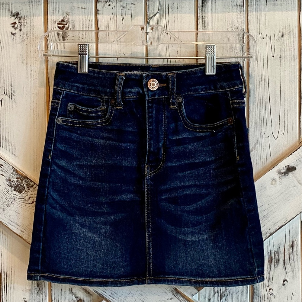 American Eagle Hi-Rise Mini Skirt, NE(X)T LEVEL STRETCH, US 00